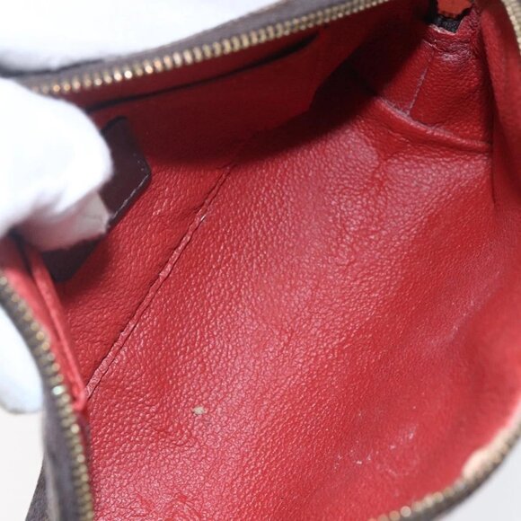 Authentic LOUIS VUITTON Damier Ebene Pochette Cosmetic PM Pouch bst276-121025 - Picture 13 of 16